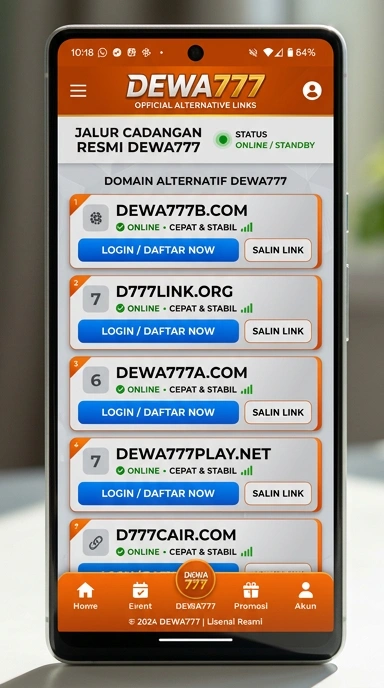 Link Alternatif Dewa777 untuk Pengguna Android