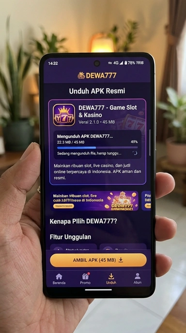 Unduh APK dewa777 Resmi Untuk Pengguna Android Indonesia