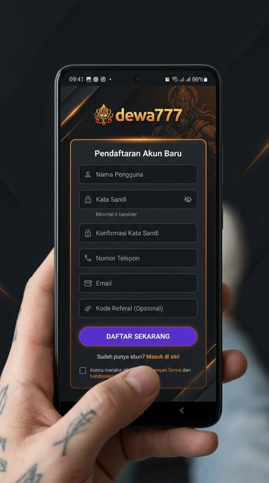 Panduan Registrasi Akun Dewa777 untuk Pengguna Android