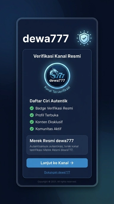 Kanal Resmi Dewa777 untuk Pengguna Android Indonesia